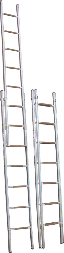 Two-Section Round-Rung Aluminium Extension Ladder
