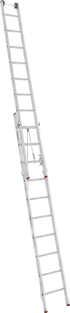 Rope-Operated Aluminium Extension Ladder
