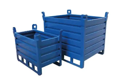 Omega Sac Baskılı İstiflenebilir Sandık (Kapaksız)