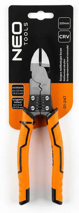 Çok fonksiyonlu yan kesici pense 200mm