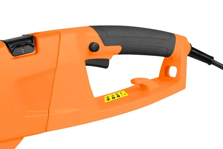 2'si 1 arada uzatma kollu bahçe aleti: motorlu testere 750W 250mm + çit budama makinesi 550W 460mm
