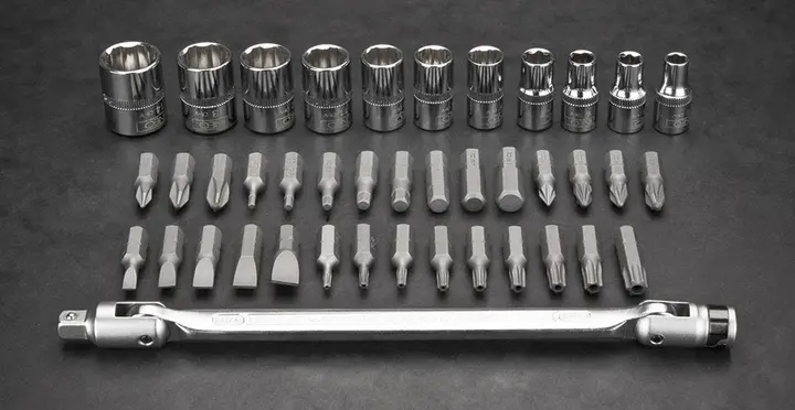 Lokma anahtarları 1/4, 41 parça set
