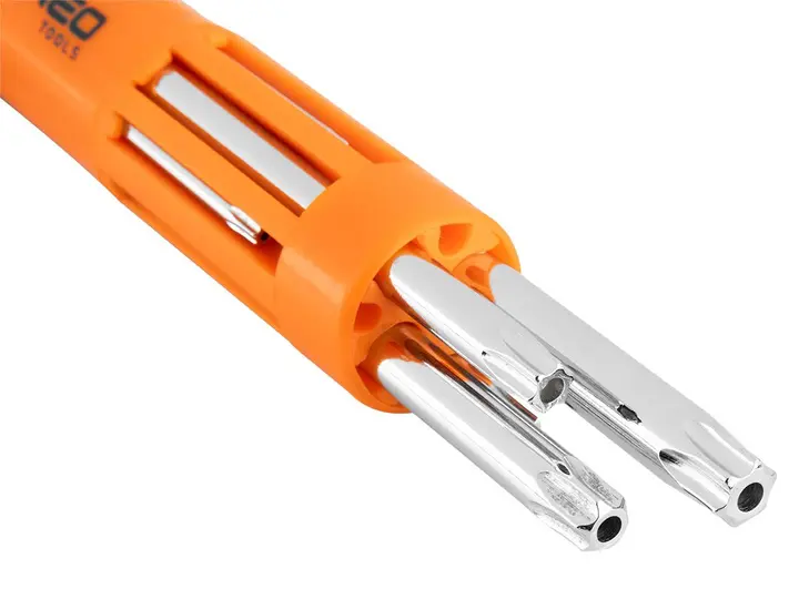 Torx anahtarlar T10-T50, 8 parçalık set, delikli
