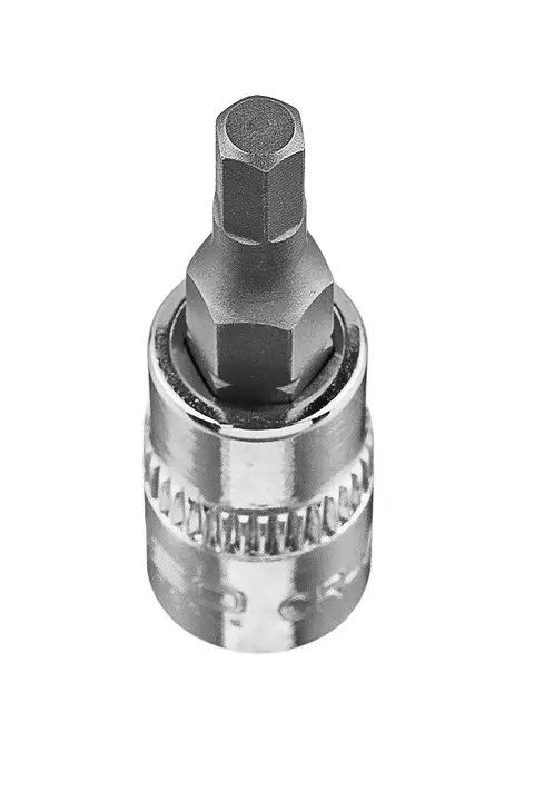 1/4 lokma üzerinde H4 altıgen uç, kısa, 37 mm