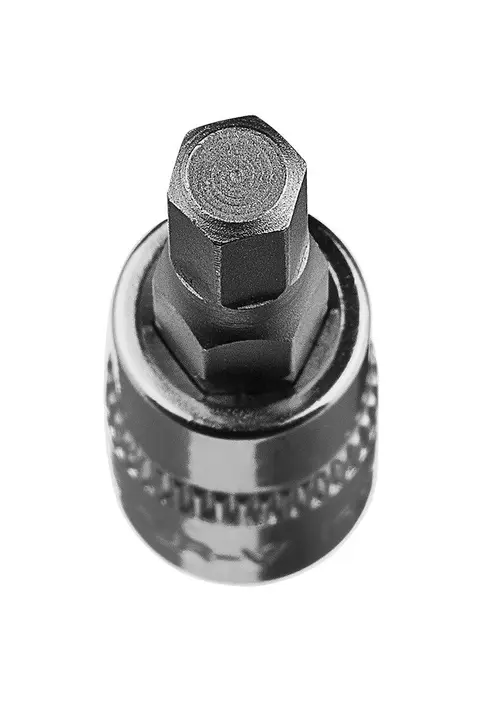1/4 lokma üzerinde H5 altıgen uç, kısa, 37 mm