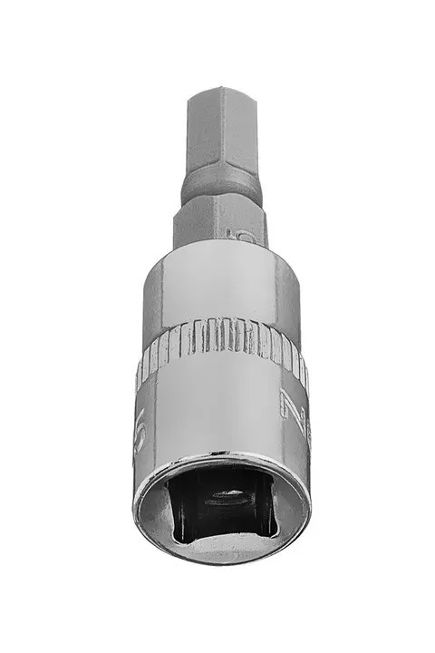 1/4 lokma üzerinde H5 altıgen uç, kısa, 37 mm