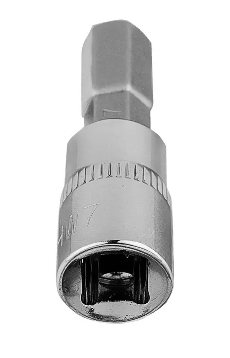1/4 lokma üzerinde H7 altıgen uç, kısa, 37 mm