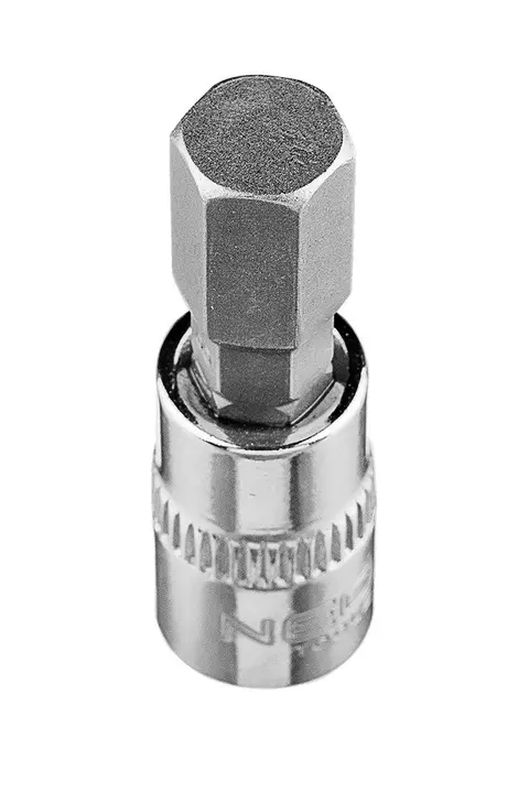 1/4 lokma üzerinde H8 altıgen uç, kısa, 37 mm