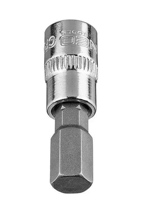 1/4 lokma üzerinde H8 altıgen uç, kısa, 37 mm