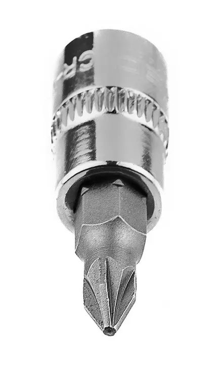 1/4 lokma üzerinde PZ1 tornavida ucu, kısa, 37 mm