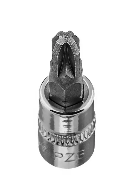 1/4 lokma üzerinde PZ3 tornavida ucu, kısa, 37 mm