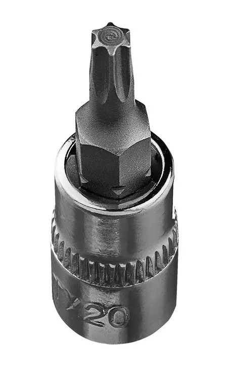 Torx TX20 1/4 lokma üzerine uç, kısa, 37 mm