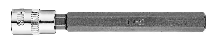 1/4 lokma üzerinde H8 altıgen uç, uzun, 87 mm