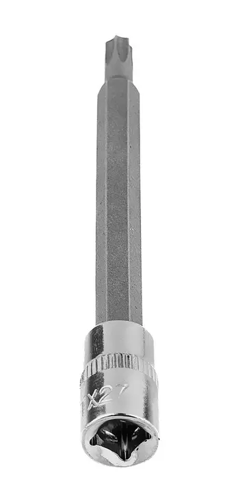 Torx TX27 1/4 lokma üzerine uç, uzun, 87 mm