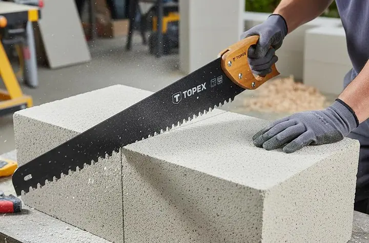 Gazbeton testeresi 600 mm, WIDIA uçlu 34 diş