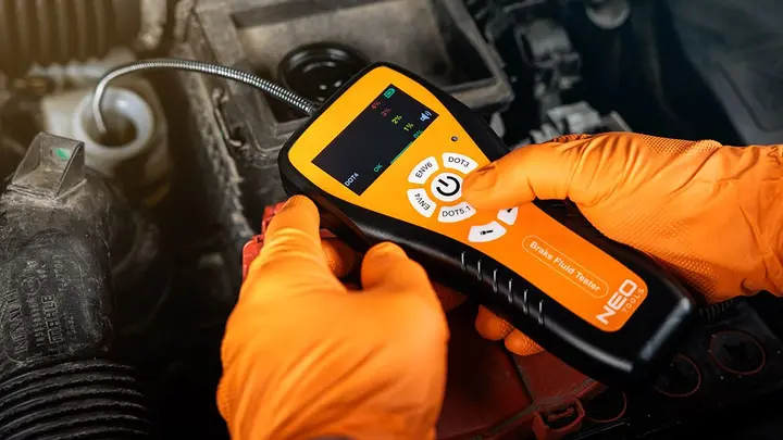 Elektronik fren hidroliği test cihazı DOT3, DOT4, DOT5, EVN4, EVN6