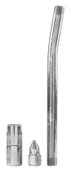 Kolçaklı gres pompası 400 cm3, 8 x 300 mm hortum ve 4 çeneli başlıklı