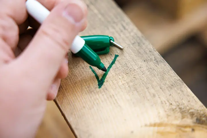 Mini markör, 5 renk, blister