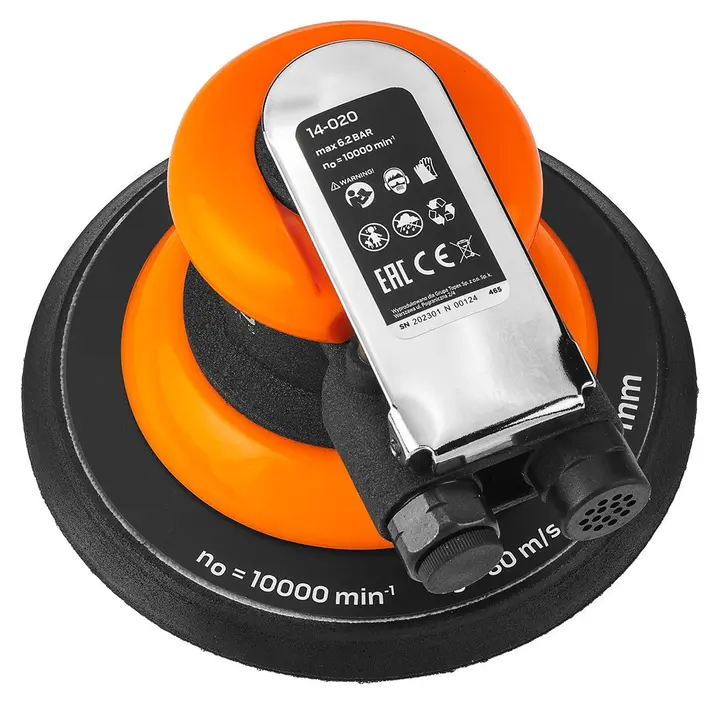 Pnömatik tozsuz dual action zımpara makinesi, 150 mm, 10.000 rpm