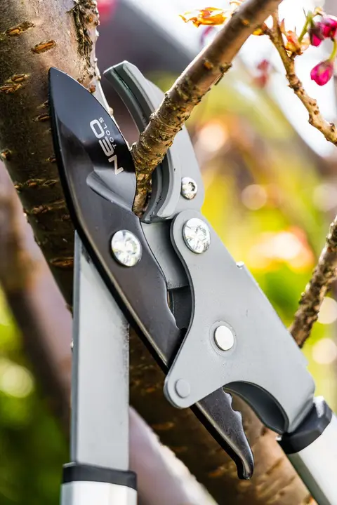 Anvil lopper 765 mm, range up to 40 mm, gear increasing the pressure by 60%