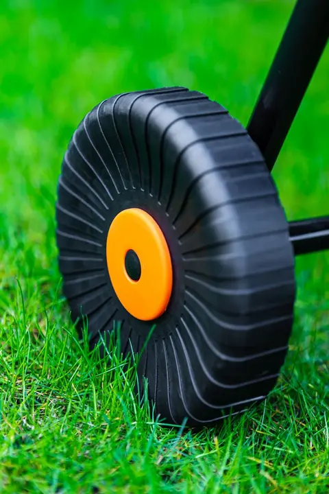 Bahçe hortumu arabası, plastik, 60 m'ye kadar 1/2 hortum için