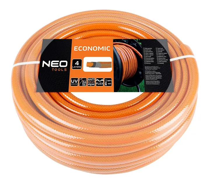 Bahçe hortumu 3/4 x 20 m, 4 katlı NEO ECONOMIC
