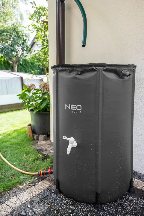 Katlanabilir yağmur suyu depolama kabı, 250 L, PVC