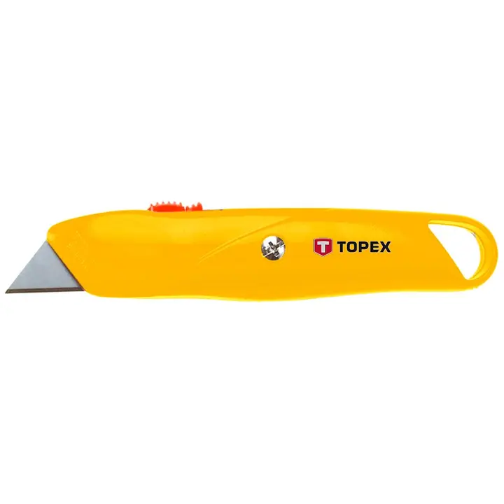 Trapez bıçaklı maket bıçağı, metal gövde