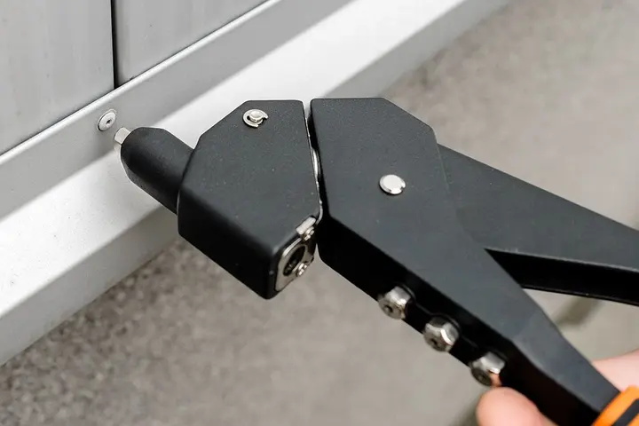 Çelik ve alüminyum perçinler için perçin makinesi 2,4/3,2/4,0/4,8 mm, çok pozisyonlu