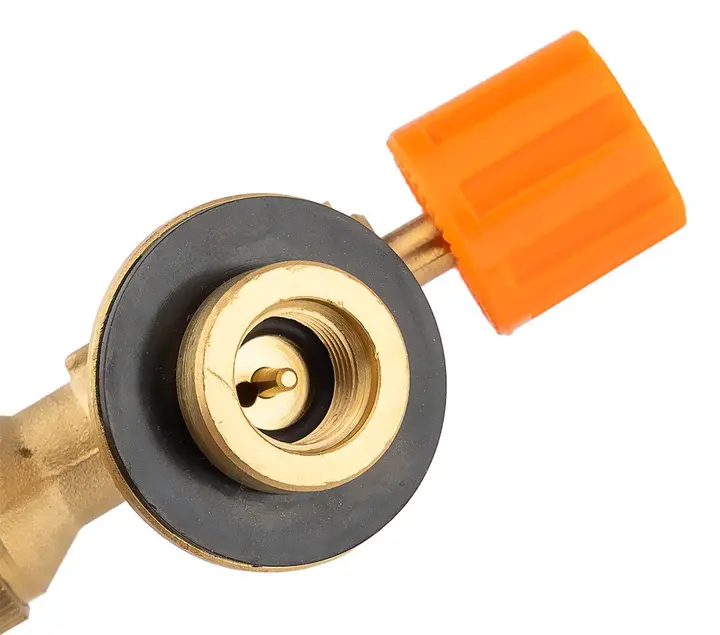 Pirinç alev kontrol halkalı gaz brülörü