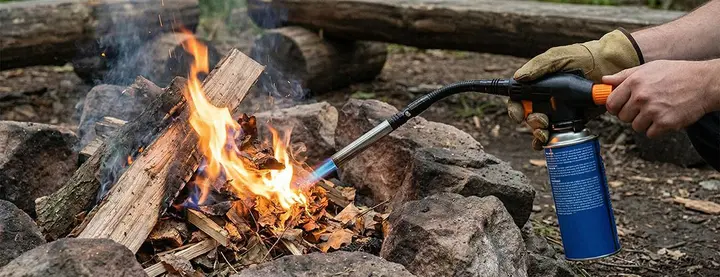 Esnek uçlu gaz brülörü