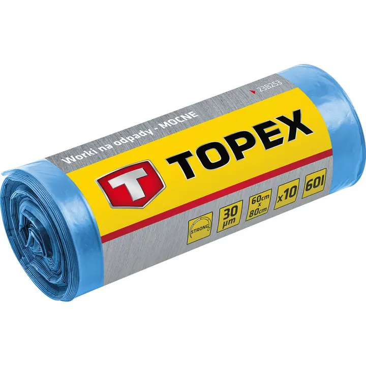 Ağır hizmet tipi çöp torbası