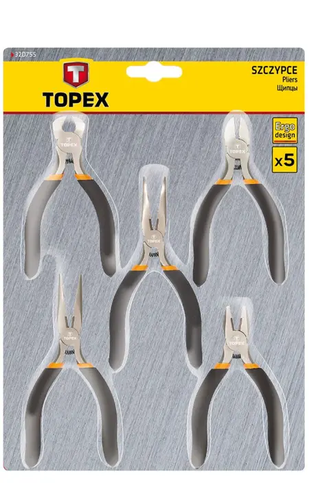 Hassas pense 125 mm, 5 parça set