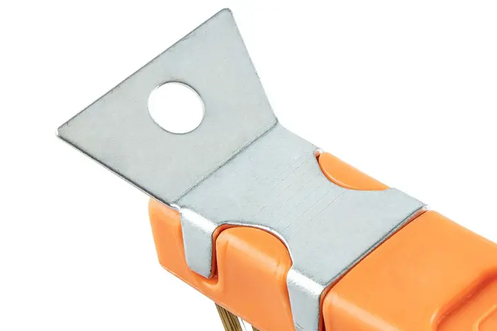 Tel fırça, pirinç tel, 3x19 sıra, kazıyıcılı