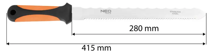 Taş yünü bıçağı 415 mm, bıçak 280 mm