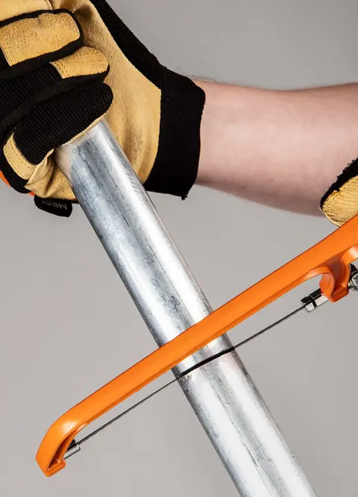 Demir testeresi çerçevesi 150 mm, alüminyum, çift bileşenli sap