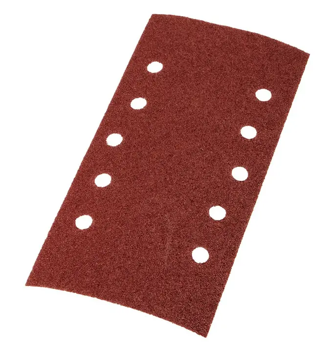 Cırt bantlı zımpara kağıdı 115 x 230 mm, P40, 5 adet, 10 delikli