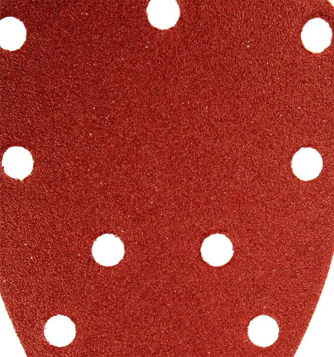 Cırt bantlı zımpara yaprağı, ütü tipi 80 x 140 mm, P100, 5 adet, 59G336 için 11 delikli