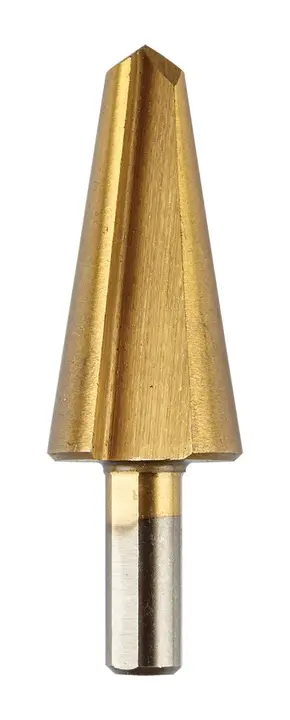 Kademeli matkap ucu 4-12 mm, rayba 12.4 mm, freze ucu 6x90 mm, havşa ucu 8-20 mm TiN