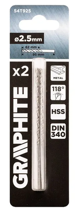 HSS metal matkap ucu, DIN 340, uzatılmış