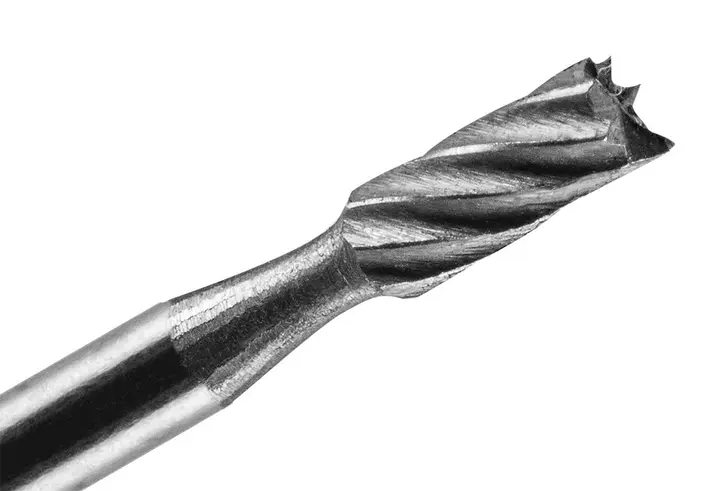HSS freze ucu, silindirik, 3,2 mm, sap 3,2 mm, 2 adet