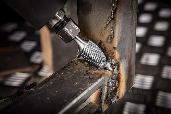 HM metal freze bıçağı, tip E (oval), 14 x 22 mm, saplama 6 x 45 mm