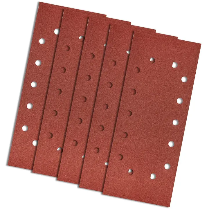 Zımpara kağıdı 115 x 280 mm, K180, 5 adet, delikli