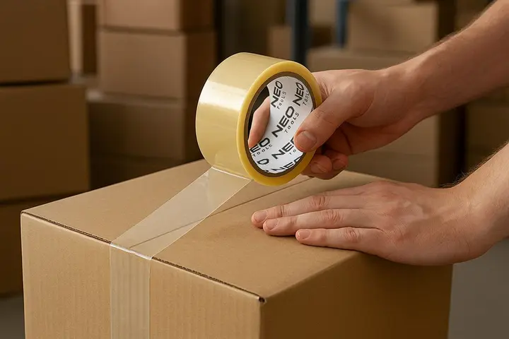 Şeffaf koli bandı 50 mm x 50 m