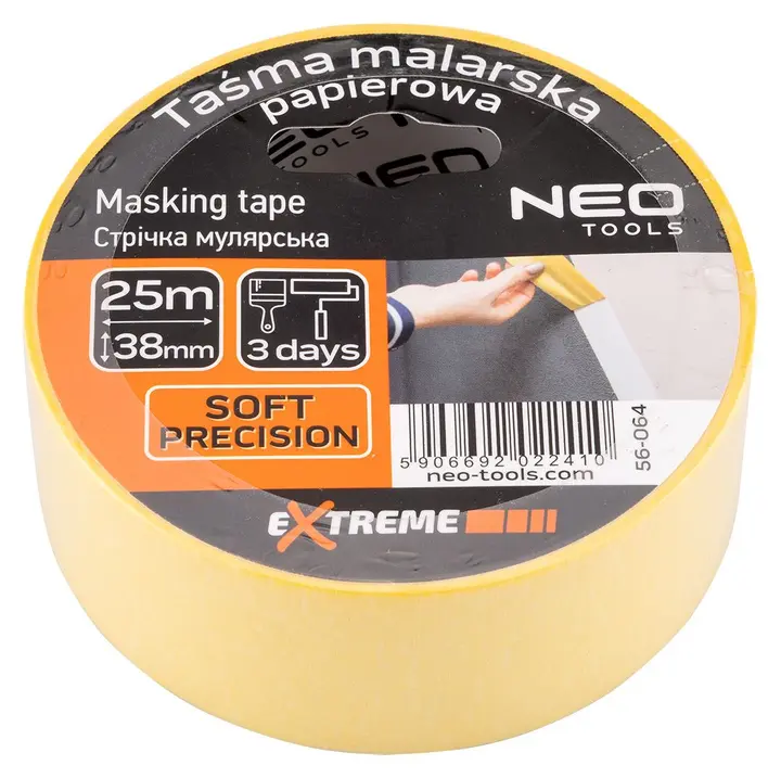 Sarı kağıt ressam bandı 38 mm x