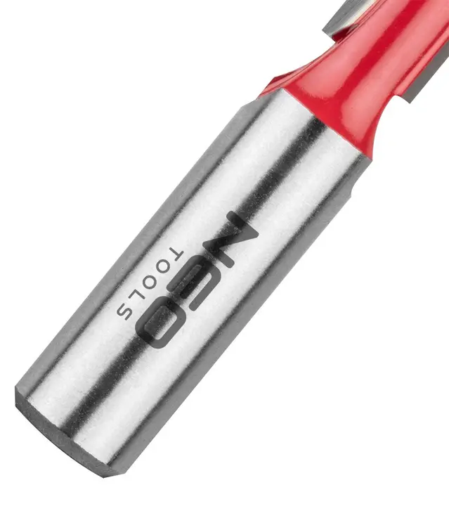 Çift ağızlı uzun freze bıçağı, TCT, 10 x 50 mm, saplama 12 mm
