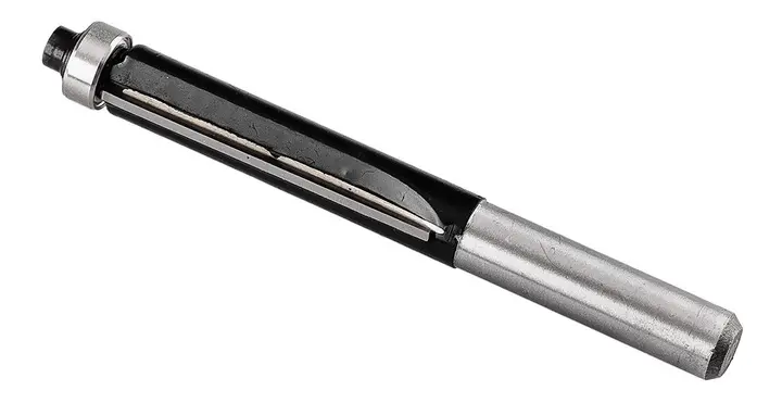 Ahşap için rulmanlı düz freze ucu, widia, 9.5 x 38 mm, sap 8 mm