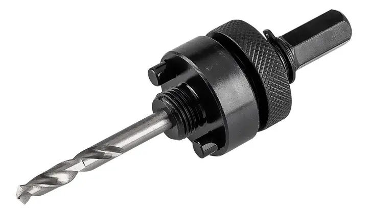 Bi-metal delik açma testereleri için kılavuz matkap uçlu adaptör 32-152 mm, Hex