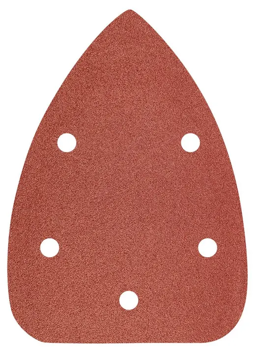 Cırt bantlı zımpara kağıdı, ütü tipi 102 x 140 mm, P40, 5 adet, 59G335 zımpara makinesi için 5 delikli