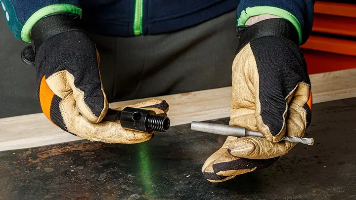 Kılavuz matkap ucu 6.5 x 10 mm, elmas delik açma testereleri için